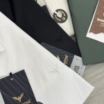black letter imported lycra shirt