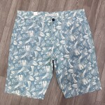 Black Letter Printed Cotton Shorts