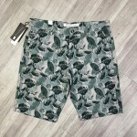 Black Letter Printed Cotton Shorts