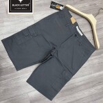 Black Letter Premium Cotton Cargo Shorts