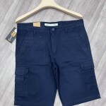 Black Letter Premium Cotton Cargo Shorts