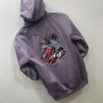 Logoff Wolf Printed Hoodies