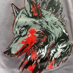 Logoff Wolf Printed Hoodies