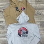 Logoff Wolf Printed Hoodies