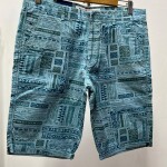 Wood Machine Cotton Shorts