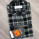 Black Letter Checked Shirt