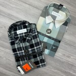 Black Letter Checked Shirt