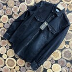 Black Letter Denim shirt