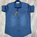 Black Letter Denim shirt