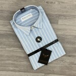 Black Letter Striped Shirt