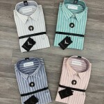 Black Letter Striped Shirt