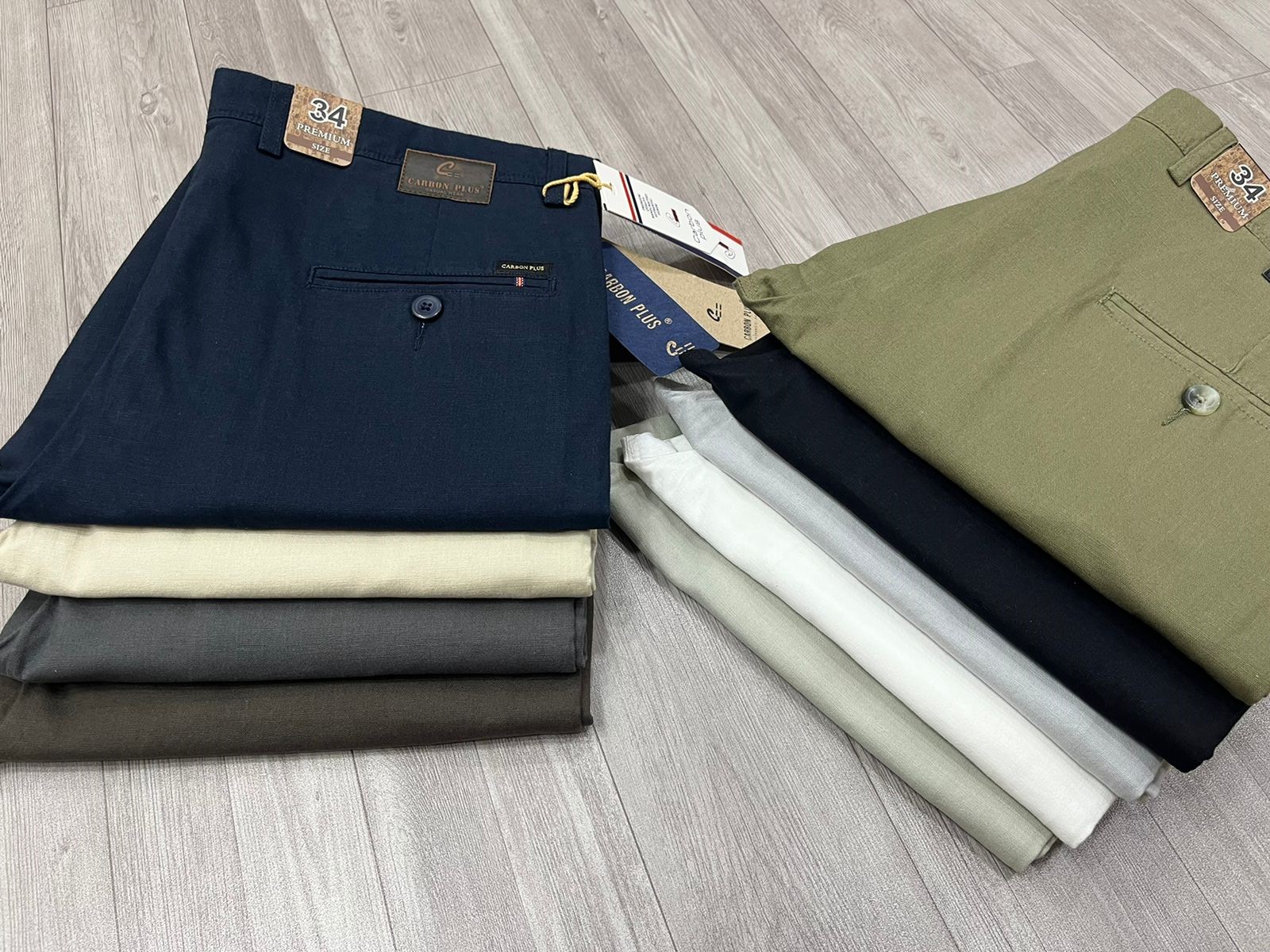 IROINNID Mens Cargo Pants Solid Color Plus Size Pure Cotton Multi-Pocket  Wear-Resistant Overalls Trousers Elastic Waist Pants - Walmart.com