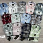 Logoff Premium Cotton Dobby Checked Shirt