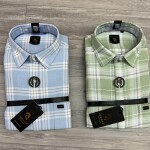 Logoff Premium Cotton Dobby Checked Shirt