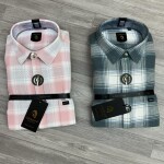 Logoff Premium Cotton Dobby Checked Shirt