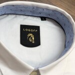 Logoff Oxford Fabric Plain Shirt