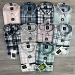 Logoff Knitted Dobby Checked Shirt