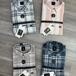 Logoff Knitted Dobby Checked Shirt