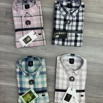 Logoff Knitted Dobby Checked Shirt