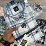 Logoff Knitted Dobby Checked Shirt