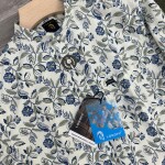 Logoff Chinese Coller Printed Shirt