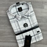 Logoff Knitted Dobby Checked Shirt