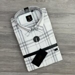 Logoff Knitted Dobby Checked Shirt