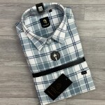 Logoff Knitted Dobby Checked Shirt