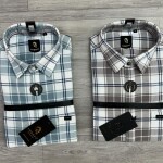 Logoff Knitted Dobby Checked Shirt