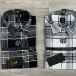 Logoff Knitted Dobby Checked Shirt