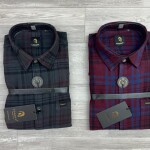 Logoff Knitted Dobby Checked Shirt