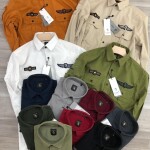 Logoff double Pocket shirt Twill Fabric