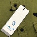 Logoff double Pocket shirt Twill Fabric