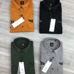 Logoff double Pocket shirt Twill Fabric