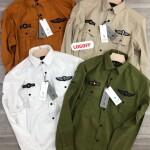 Logoff double Pocket shirt Twill Fabric