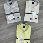 Logoff Linen Striped Shirt