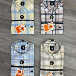 Logoff oxford checked shirt