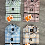 Logoff oxford checked shirt