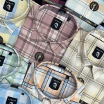 Logoff oxford checked shirt