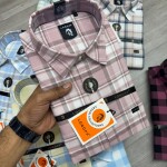 Logoff oxford checked shirt