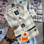 Logoff oxford checked shirt