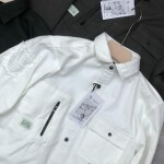 Logoff Twill Fabric Double Pocket Shirt