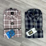 Logoff oxford checked shirt