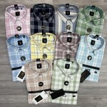 Logoff oxford checked shirt