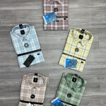 Logoff oxford checked shirt