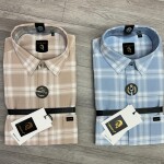 Logoff oxford checked shirt