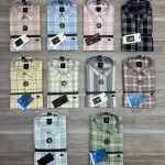 Logoff oxford checked shirt