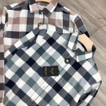 Black Letter Checked Shirt