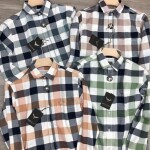 Black Letter Checked Shirt