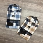 Black Letter Checked Shirt